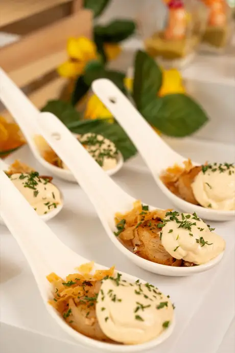 Cuillères de Saint-Jacques poêlées — Chef.BDG