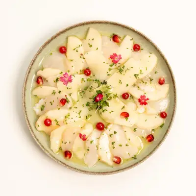 Carpaccio de Saint-Jacques aux agrumes — Chef.BDG