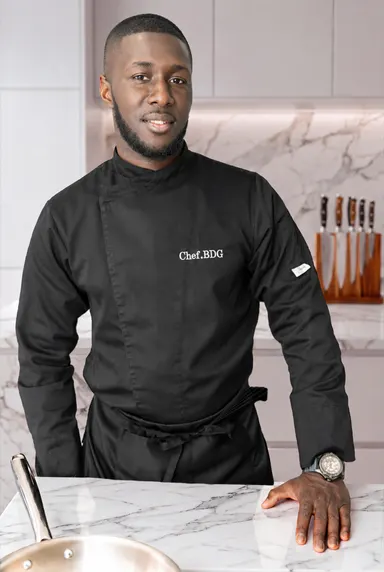 Le Chef.BDG en cuisine, chef privé franco-mauritanien